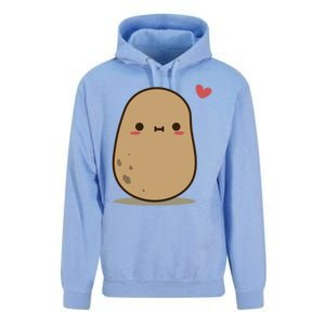 Cute Potato In Love Unisex Surf Hoodie