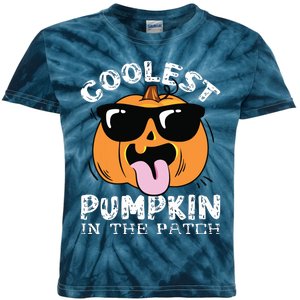 Coolest Pumpkin In The Patch Toddle Boy Halloween Kids Kids Tie-Dye T-Shirt