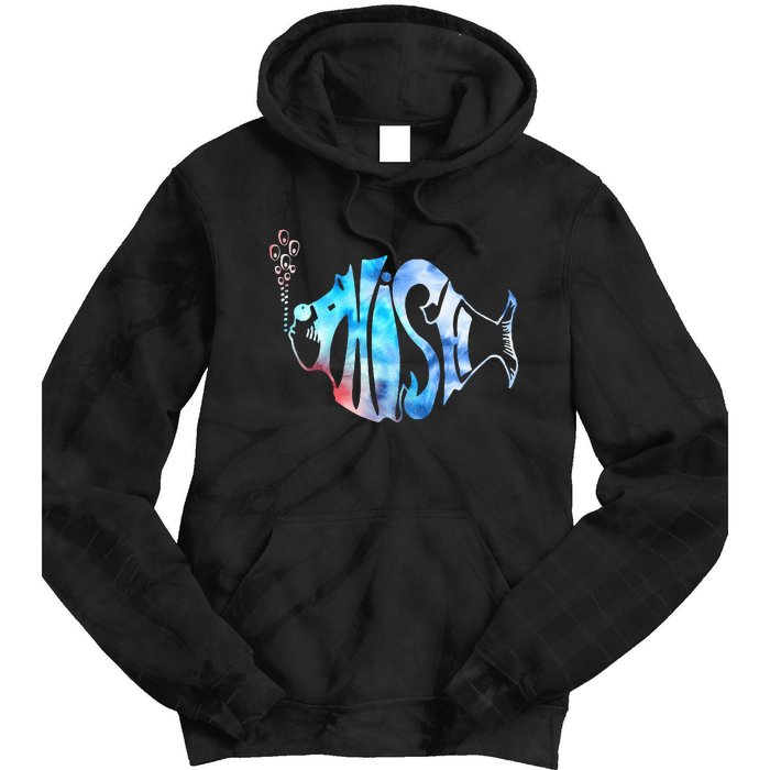 Colorful P.H.I.S.H Jam Tie Dye For Fisherman Fish Graphic Tie Dye Hoodie