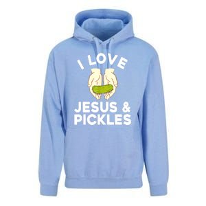 Cute Pickle Jesus Pickle Lovers Funny Gift Unisex Surf Hoodie