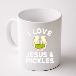 Cute Pickle Jesus Pickle Lovers Funny Gift Coffee Mug