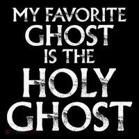 Christian Pun Joke The Only Ghost I Know is the Holy Ghost Stripe Pom Pom Beanie