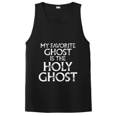 Christian Pun Joke The Only Ghost I Know is the Holy Ghost PosiCharge Competitor Tank