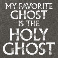 Christian Pun Joke The Only Ghost I Know is the Holy Ghost Cotton Canvas Backpack