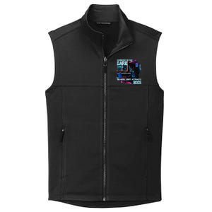 Coder Programmer Joke Nerd Dark White Hacker Bugs Night Collective Smooth Fleece Vest