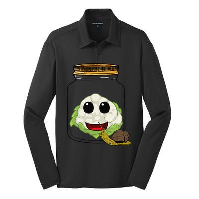 Cauliflower Preserving Jar Garden Harvest Hobby Gardener Chefs Chef Silk Touch Performance Long Sleeve Polo