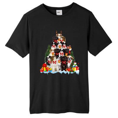 Christmas Pajama Japanese Chin Xmas Tree Gifts Dog Dad Mom Tall Fusion ChromaSoft Performance T-Shirt