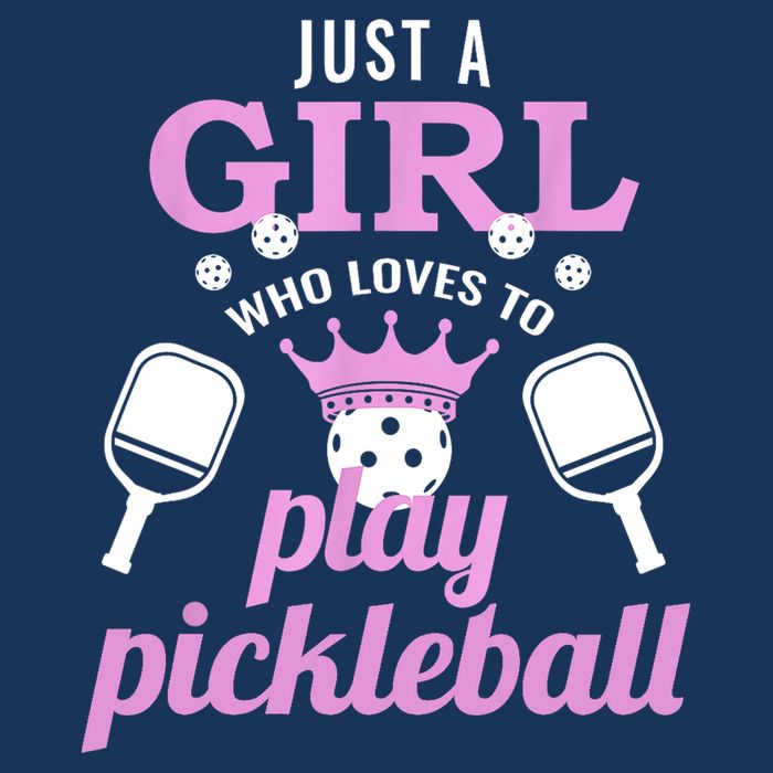 Cute Pickleball Just A Girl Who Loves To Play Pickleball Gift Ideas 16 in Basic Backpack