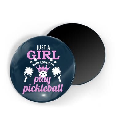 Cute Pickleball Just A Girl Who Loves To Play Pickleball Gift Ideas Magnet