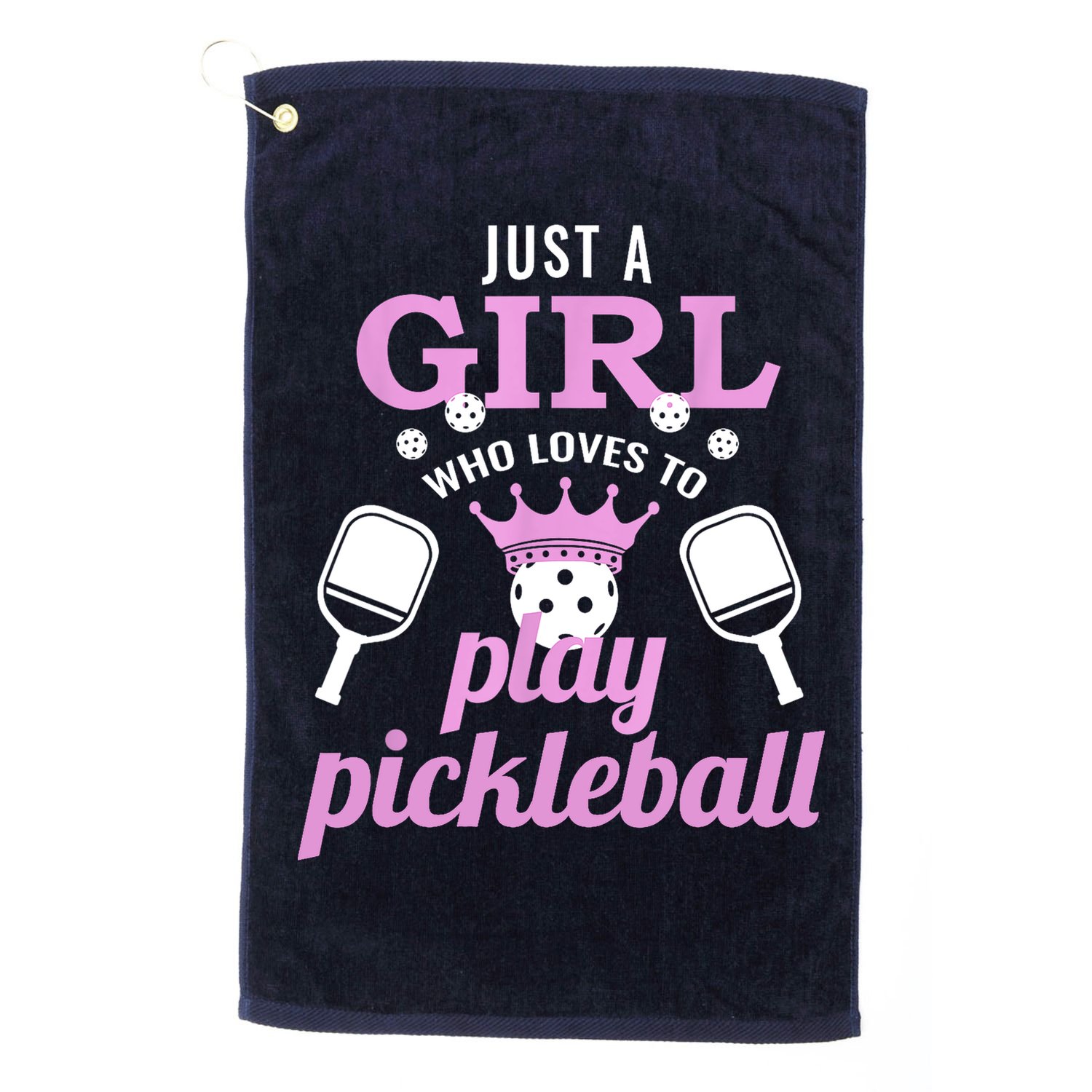 Cute Pickleball Just A Girl Who Loves To Play Pickleball Gift Ideas Golf Towel