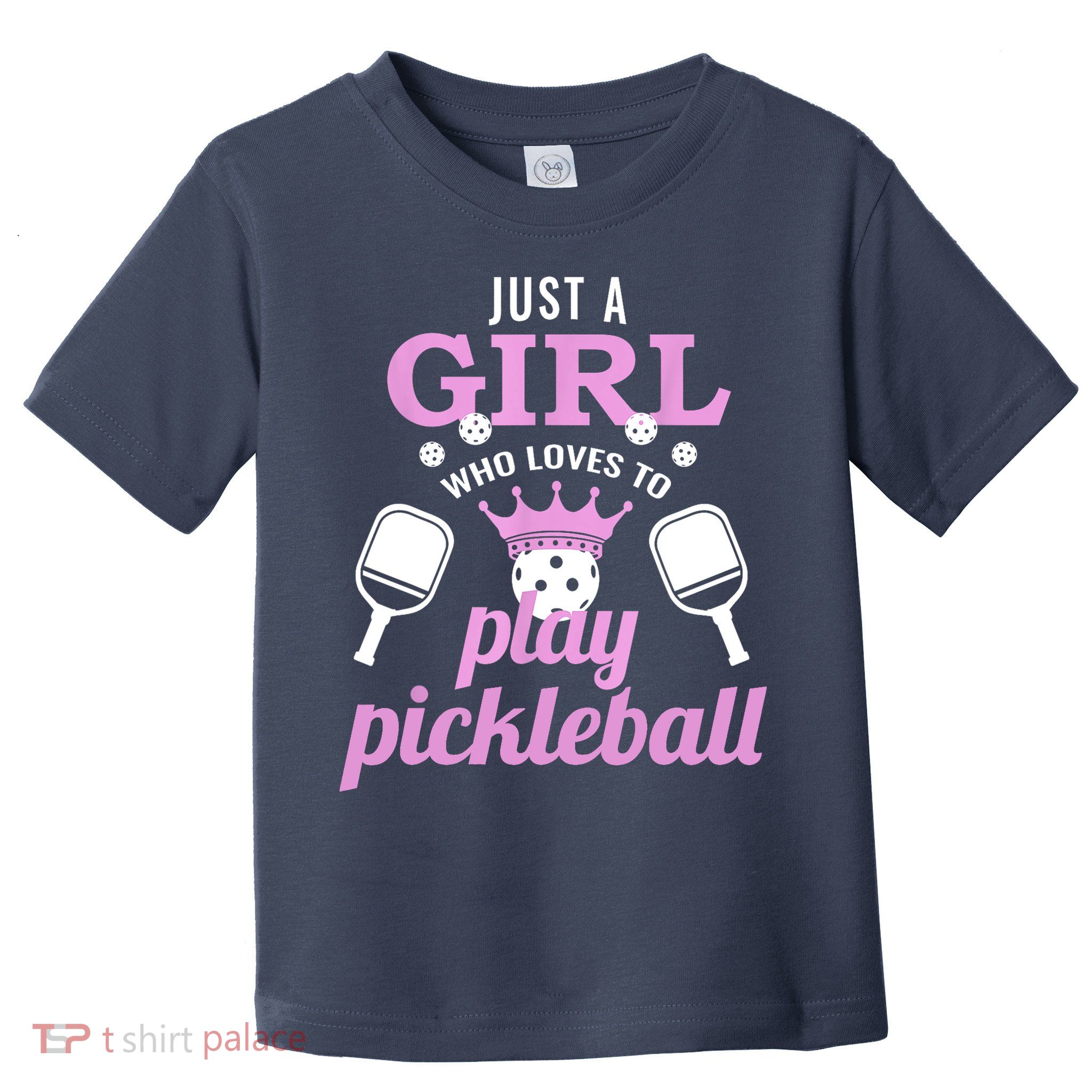 Cute Pickleball Just A Girl Who Loves To Play Pickleball Gift Ideas Toddler T-Shirt