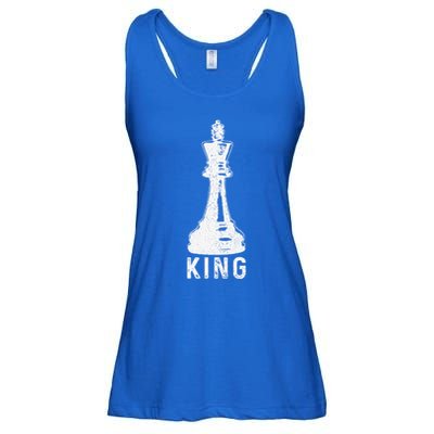 Chess Player King Vintage Halloween Costume Chess Master Ladies Essential Flowy Tank