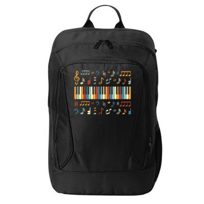 Cool Piano Keyboard Player Funny Pianist Keyboardist Outfit City Backpack