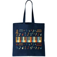 Cool Piano Keyboard Player Funny Pianist Keyboardist Outfit Tote Bag