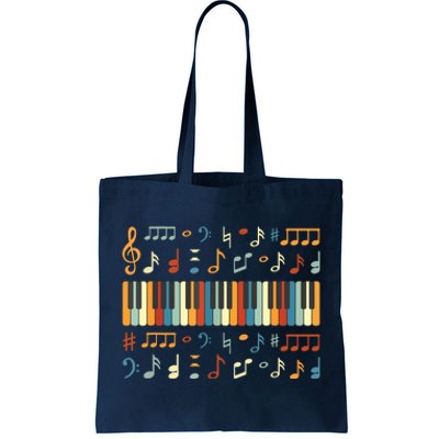 Cool Piano Keyboard Player Funny Pianist Keyboardist Outfit Tote Bag