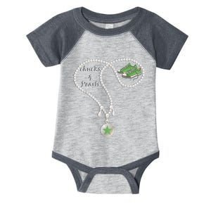 Chucks & Pearls Kamala, Converse Women Girls Infant Baby Jersey Bodysuit