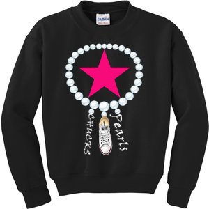 Chucks & Pearls Kamala Funny Converse Women Men Kids Sweatshirt