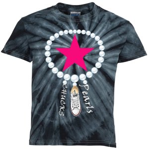 Chucks & Pearls Kamala Funny Converse Women Men Kids Tie-Dye T-Shirt