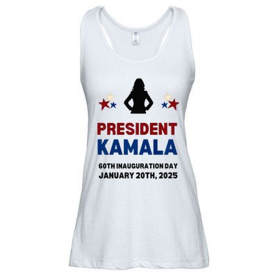 Cool President Kamala Harris 2024 Inauguration Day Souvenir Ladies Essential Flowy Tank