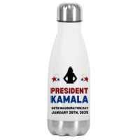 Cool President Kamala Harris 2024 Inauguration Day Souvenir Stainless Steel Insulated Water Bottle