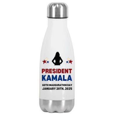 Cool President Kamala Harris 2024 Inauguration Day Souvenir Stainless Steel Insulated Water Bottle