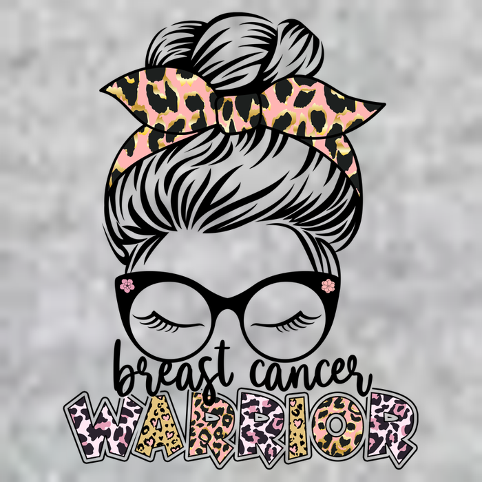 Cute Pink Leopard Print Breast Cancer Warrior Tall T-Shirt