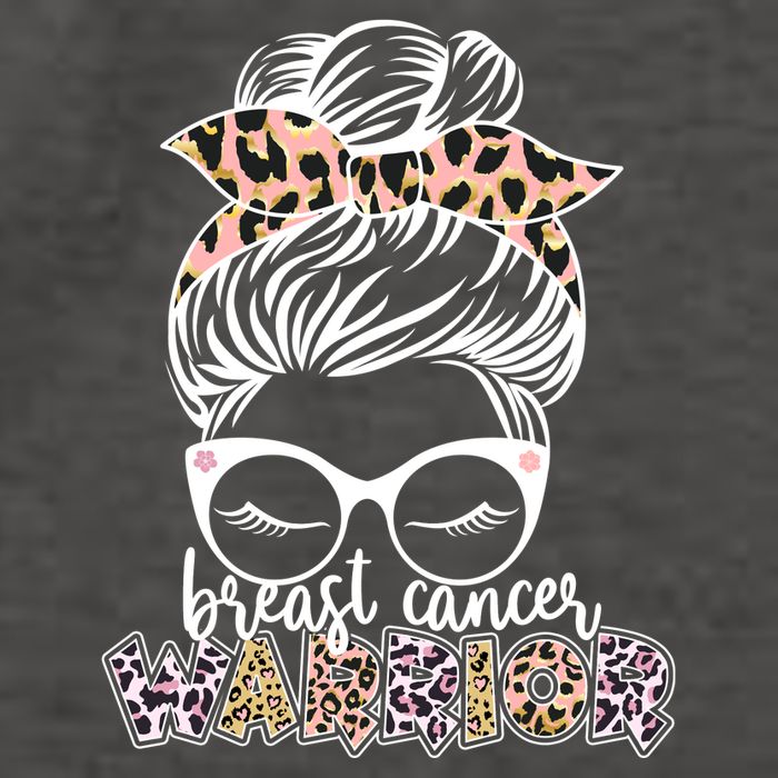 Cute Pink Leopard Print Breast Cancer Warrior Vector Backpack