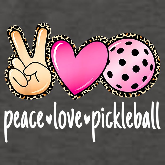 Cute Pickleballpeace Love Pickleball Lover Leopard Print Best Gift Vector Backpack