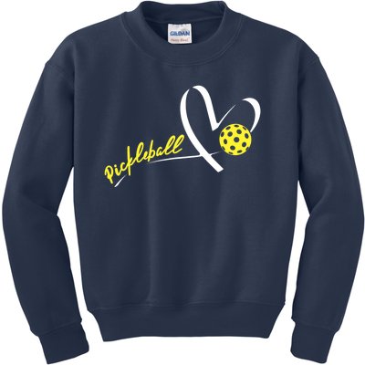 Cute Pickleball Lovers Funny Pickleball Players Gifts Kids Sweatshirt