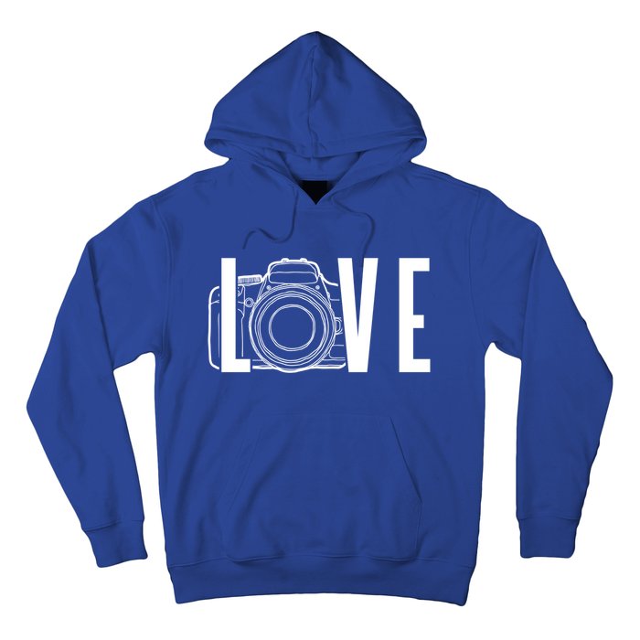 Cute Photography Love Text Camera For Photographer Gift Hoodie