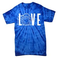 Cute Photography Love Text Camera For Photographer Gift Tie-Dye T-Shirt