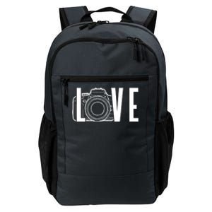 Cute Photography Love Text Camera For Photographer Gift Daily Commute Backpack