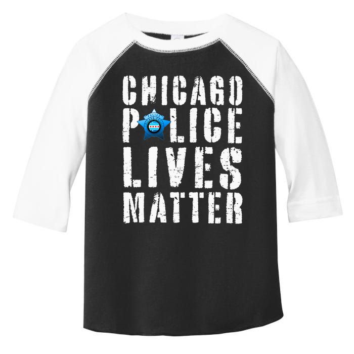 Chicago Police Lives Matter Protect Chicago Cops Toddler Fine Jersey T-Shirt