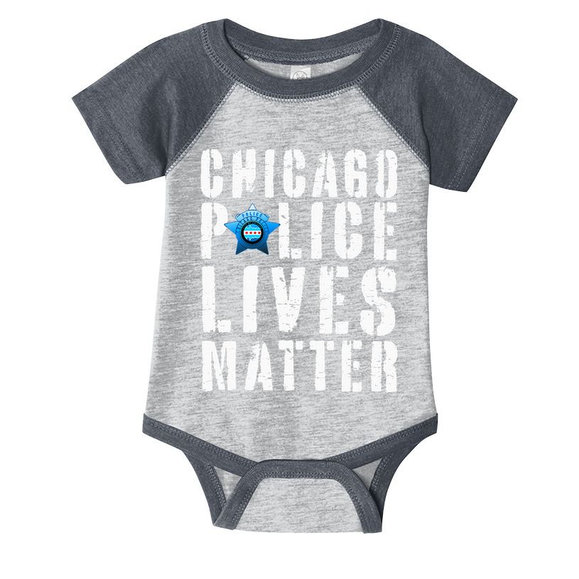 Chicago Police Lives Matter Protect Chicago Cops Infant Baby Jersey Bodysuit
