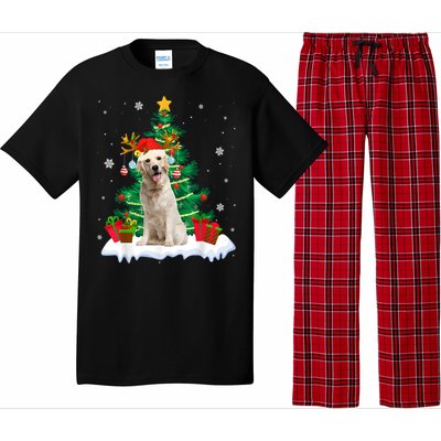 Christmas Pajama Labrador Retriever Tree Xmas Dog Dad Mom Cute Gift Pajama Set