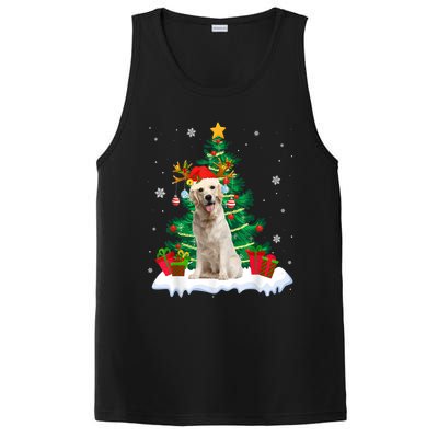 Christmas Pajama Labrador Retriever Tree Xmas Dog Dad Mom Cute Gift PosiCharge Competitor Tank