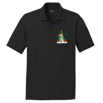 Christmas Pajama Labrador Retriever Tree Xmas Dog Dad Mom Cute Gift PosiCharge RacerMesh Polo