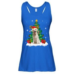 Christmas Pajama Labrador Retriever Tree Xmas Dog Dad Mom Cute Gift Ladies Essential Flowy Tank