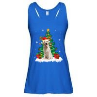 Christmas Pajama Labrador Retriever Tree Xmas Dog Dad Mom Cute Gift Ladies Essential Flowy Tank