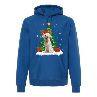 Christmas Pajama Labrador Retriever Tree Xmas Dog Dad Mom Cute Gift Premium Hoodie