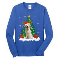 Christmas Pajama Labrador Retriever Tree Xmas Dog Dad Mom Cute Gift Tall Long Sleeve T-Shirt