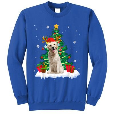 Christmas Pajama Labrador Retriever Tree Xmas Dog Dad Mom Cute Gift Tall Sweatshirt