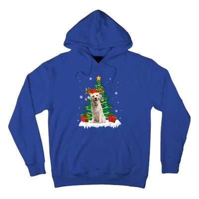 Christmas Pajama Labrador Retriever Tree Xmas Dog Dad Mom Cute Gift Tall Hoodie