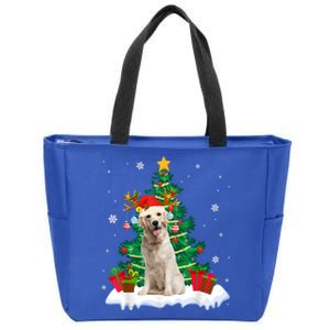 Christmas Pajama Labrador Retriever Tree Xmas Dog Dad Mom Cute Gift Zip Tote Bag