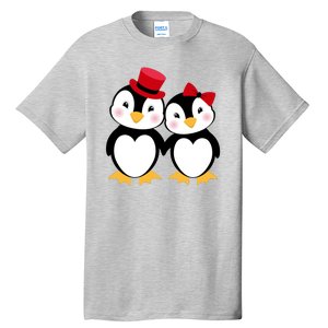 Cute Penguin Love Couples Valentines Tall T-Shirt