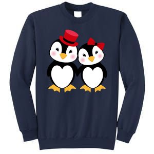 Cute Penguin Love Couples Valentines Sweatshirt