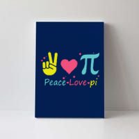 Cool Peace Love Pi Canvas