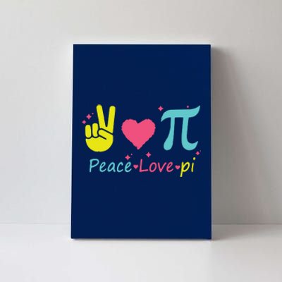 Cool Peace Love Pi Canvas