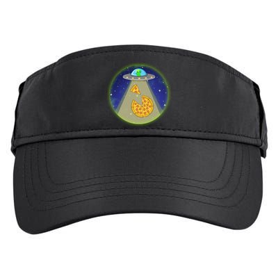 Cool Pizza Loving UFO Alien Adult Drive Performance Visor