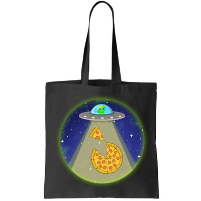 Cool Pizza Loving UFO Alien Bag